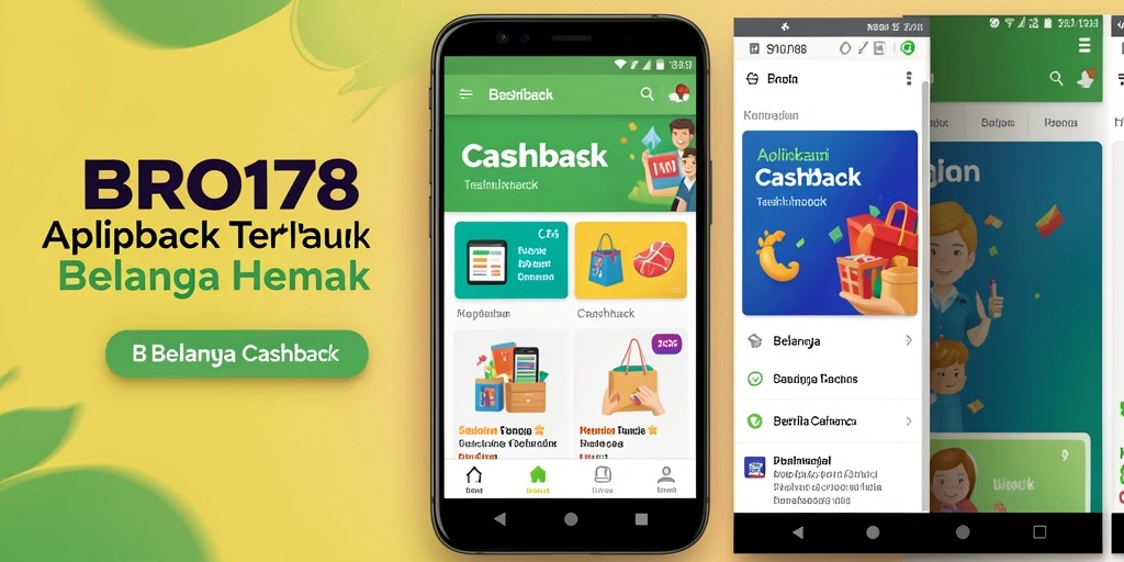Tampilan antarmuka aplikasi Cashback BRO178 yang menarik dan mudah digunakan.