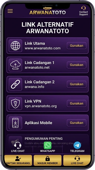 Link Alternatif Arwanatoto untuk Akses yang Lebih Mudah